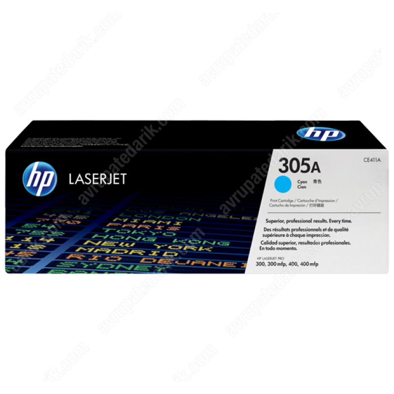 HP CE411A (305A) MAVİ RENKLİ MUADİL TONER FİYATI